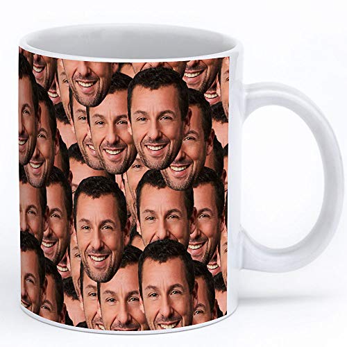 Adam Sandler Mug 11oz White Ceramic Coffee Cup With Adam Sandler Collage