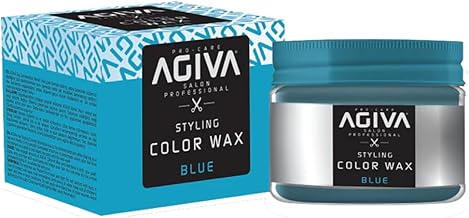 AGIVA HAIRPIGMENT Wax 04 Color Blue 120G, Azul, Estandar