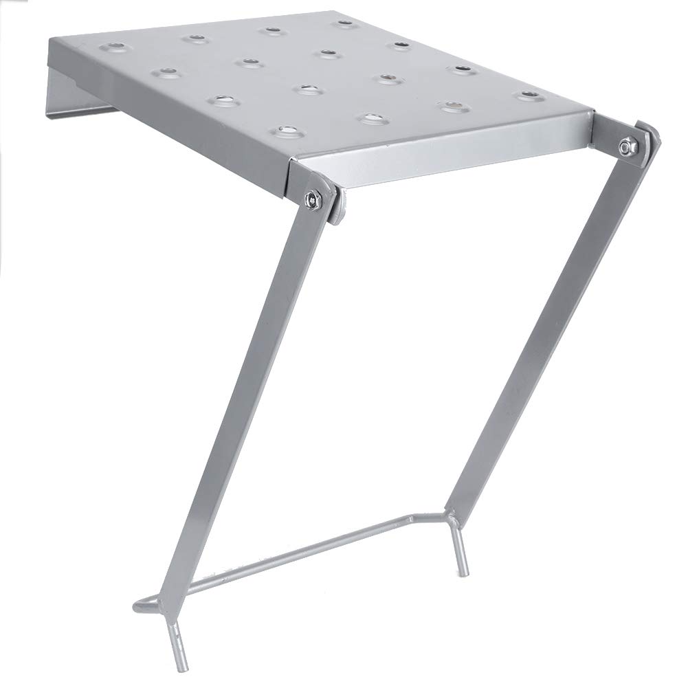 Domary Scala per Carichi Pesanti Supporto da Lavoro Piattaforma Antiscivolo per Accesso Sicuro e stabilità Forniture Edili Capacità di Carico 150 Kg Acciaio Zincato