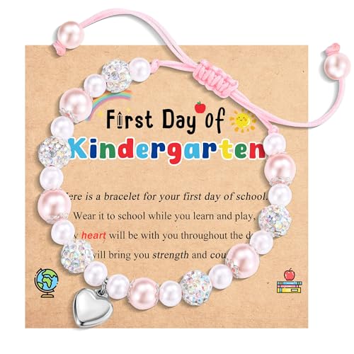 JEIKTO First Day of Kindergarten Bracelet, Anxiety Bracelets, First Day of...