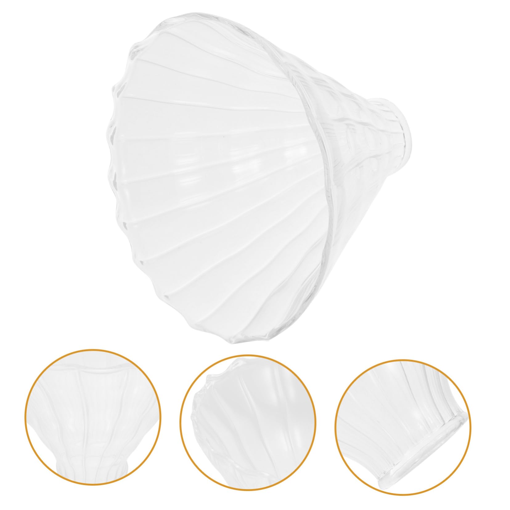 KOMBIUDA 2 Piezas Embudo De Vidrio Fabricante Verter Café Reutilizable Filtros Filtro De Café De Coffee Essentials Goteo De Café Lento Embudo Para Cafetera De Goteo