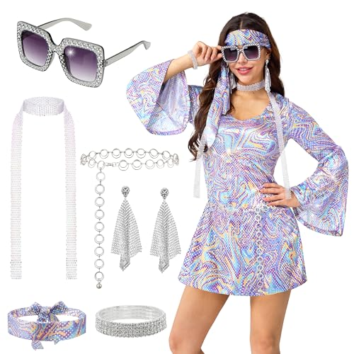 Spooktacular Creations 70s Costumes Women, Halloween...