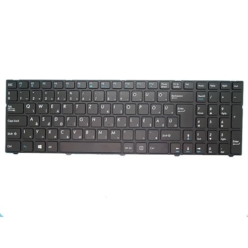 MEDION ERAZER P7652 MD61148 MD61102 MD61200 MSN30025076 30024925 30024638 30023619 フレーム付きノートパソコンキーボード ベルギー BE(Hungary HU)