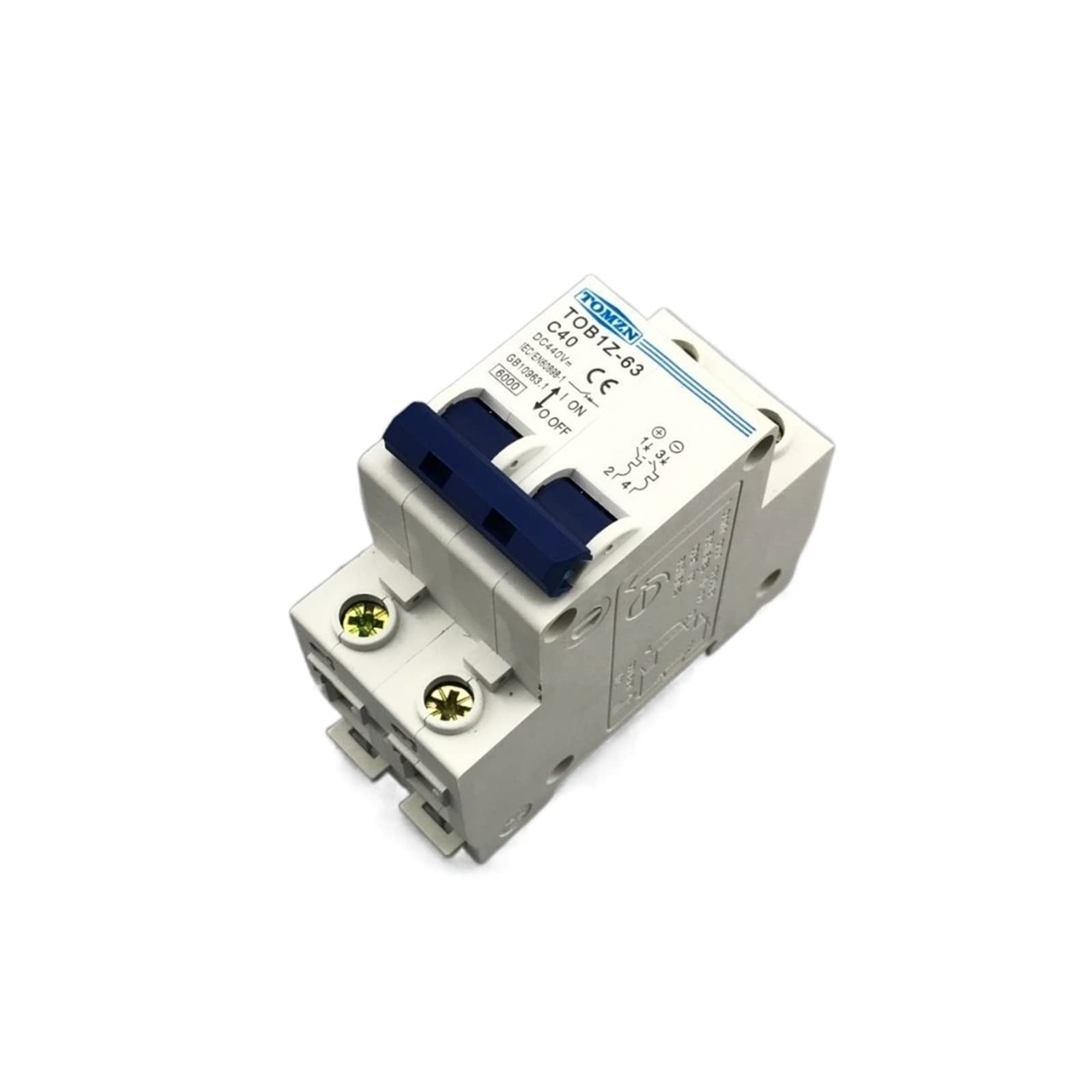 JNVFTCUX 2P 40A DC 440V Circuit Breaker MCB C Curve