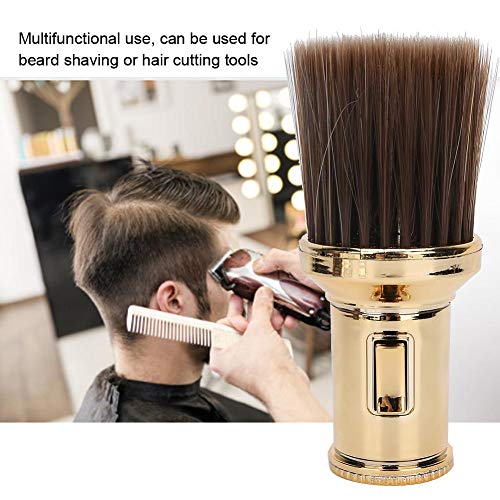 Brosse de rasage barbier manche en bois pour le soin du cou - 6
