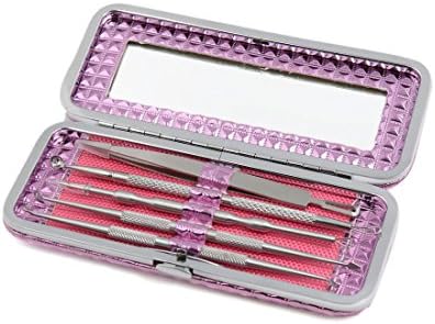 Ruilogod 5 Pcs Blackhead Acne Pimple Blemish Zit Remover Extraction Eliminator pins Tool w Storage Case (id: b62 318 28f d53 a11 image 4