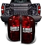 AKKON - For GMC Sierra 1500 2500HD 3500 Dark Red Rear Tail Lights Driver Left + Passenger Right Replacement Pair