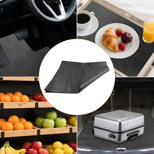 Nicrulp Antirutschmatte Auto Kofferraum, Kofferraum Schutzmatte, Kofferraummatte Zuschneidbar, Anti Rutsch Matte, Kofferraumschutz, Kofferraumschutzmatte, für Kofferraum, Camping (120 × 100 cm)