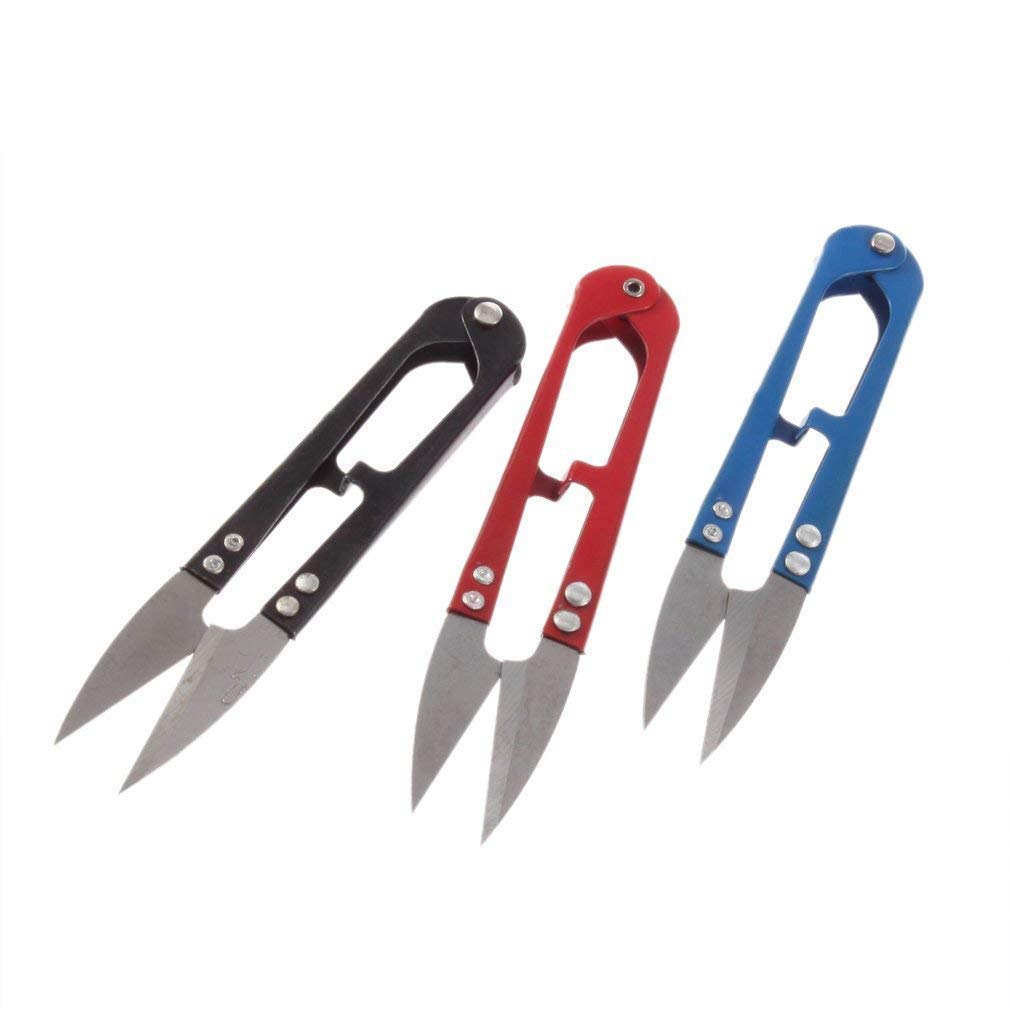 TruvicEmbroidery Sewing Snips Thread Cutter Scissors Nipper Thrum Yarn Set of (3 Multicolor)