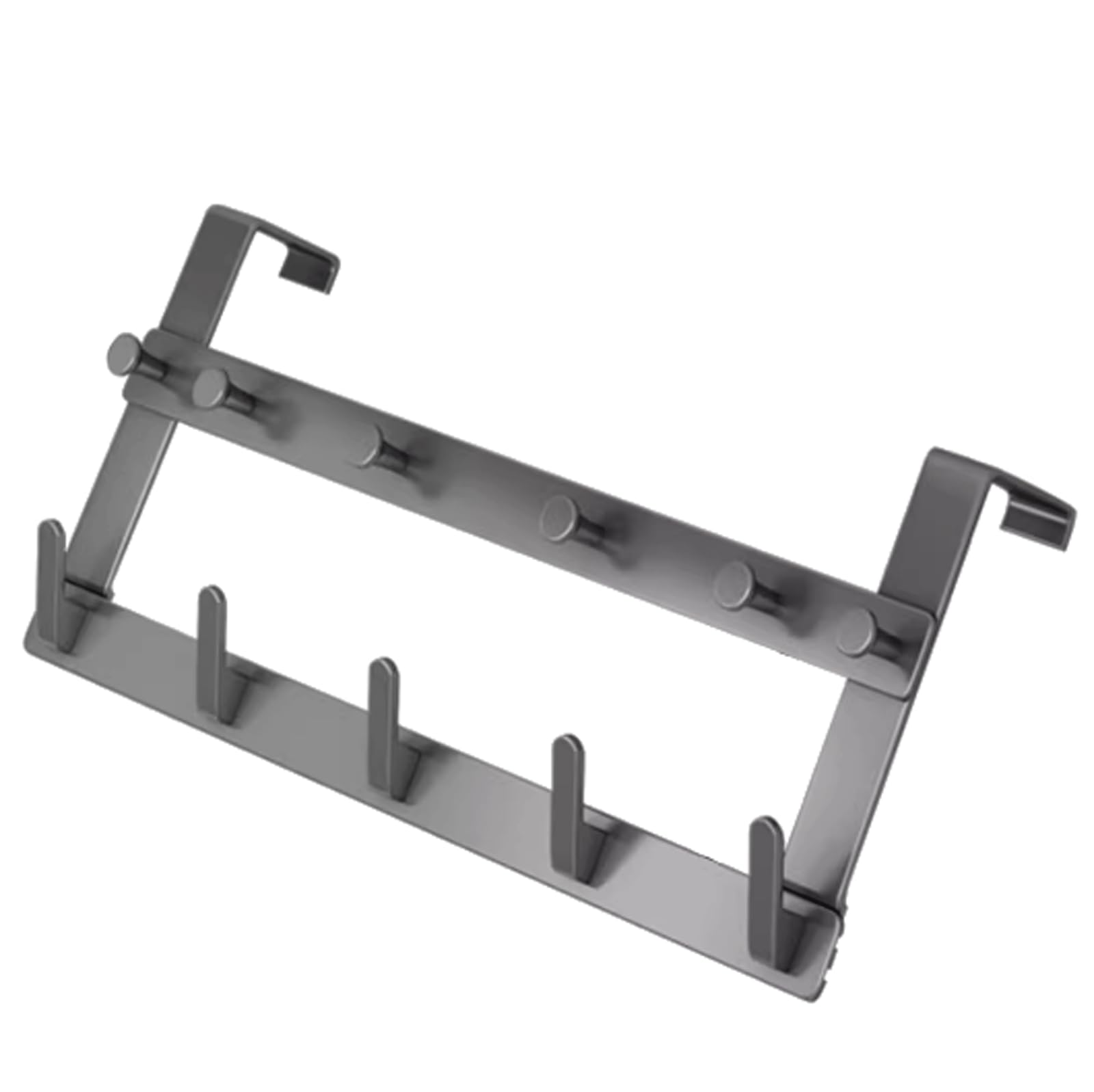 Cappotti appesi Stendino da appendere in alluminio, porta sul retro, appendiabiti per cappelli, ingresso, camera da letto, scaffale per giacche, cappelli, asciugamani, accappatoi