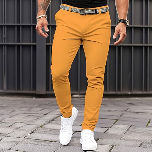 Straight Thin Pants Casual Men's Slim Thin Elasticity3
