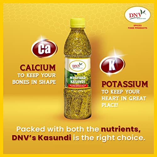 Image of DNV Natural Bengali Kasundi Mustard Sauce | Pack of 4-700 grams Each