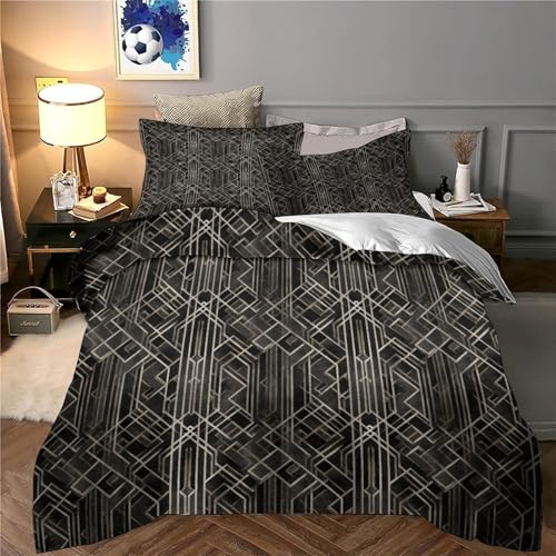 Parure de lit Geisha rouge 200x200 microfibre douce pour lit double - 6