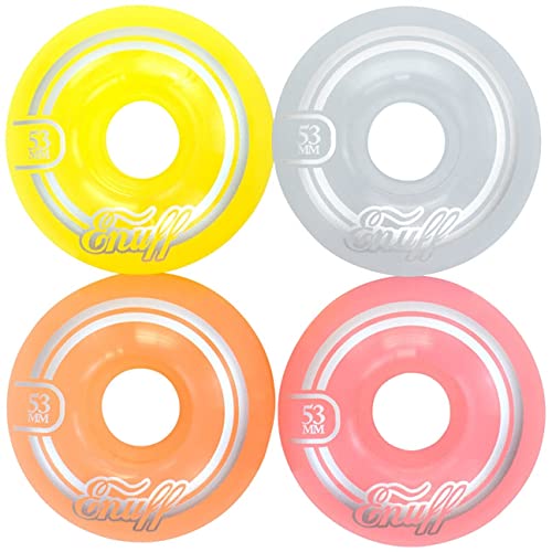 Enuff Skateboards Refresher II Wheels Roues pour Adulte Unisexe Pastel Mix (Multicolore) 53 mm Cover