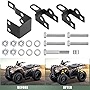 Glorider 2' Rancher Lift Kit Compatible with 2000-2007 Honda 350 400 AT,2in Rise Front and Rear Full Suspension kit Upgraded version Thickened Materialblack