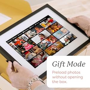 Skylight framewifi digital picture frame customer support touch screen digital photo frame with easy setup photo gifts for parents and grandparents 10 inch black  urban country home decor