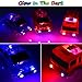 Track Cars Only Replacement Light Up Toy Cars with 5 Flashing LED Lights for Tracks Glow in The Dark, Flex Race Car Track Accessories Compatible with Most Car Tracks for Kids (3 Pack)