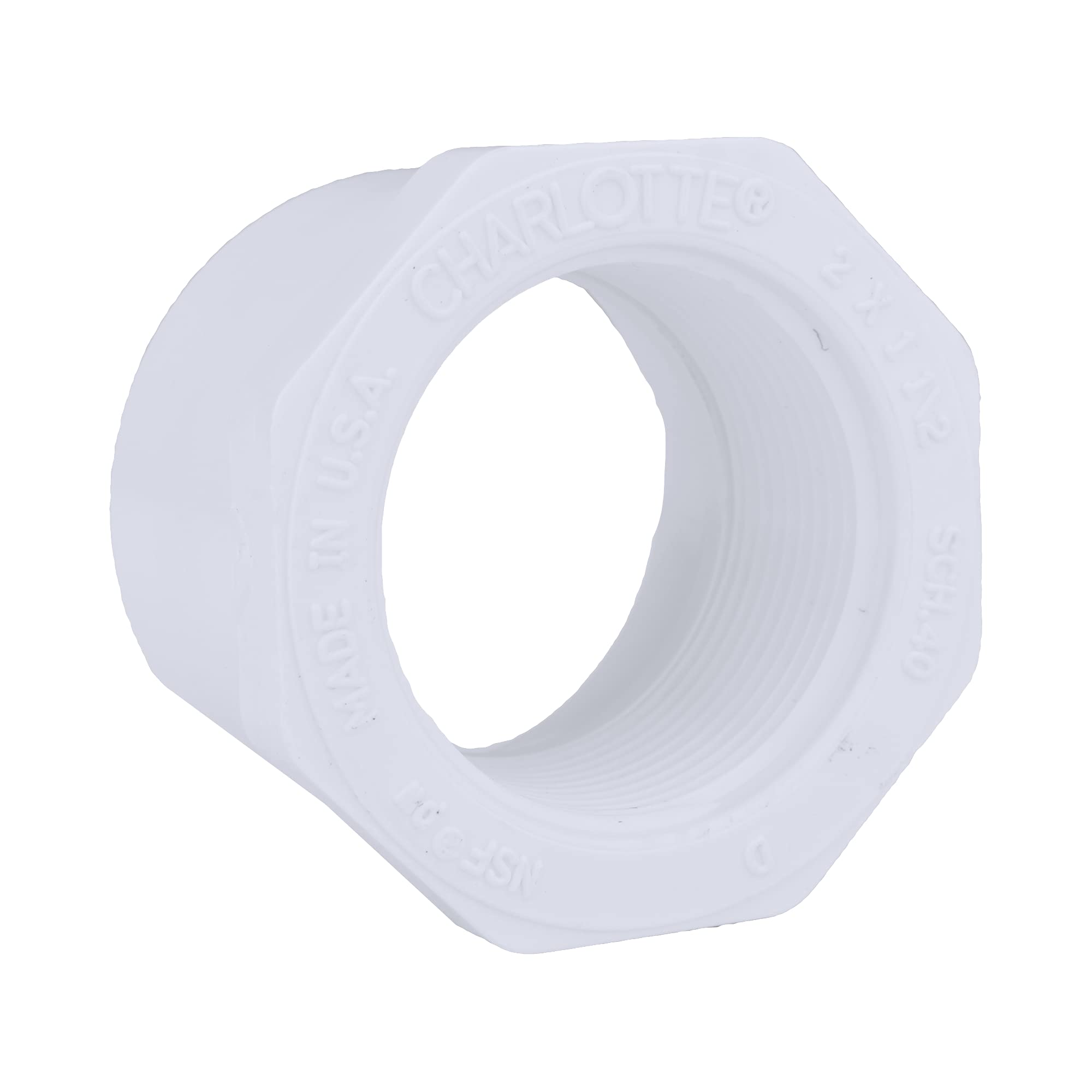 Charlotte Pipe 2 x 1 1/2 SCH 40 Red Bushing 10 Pack