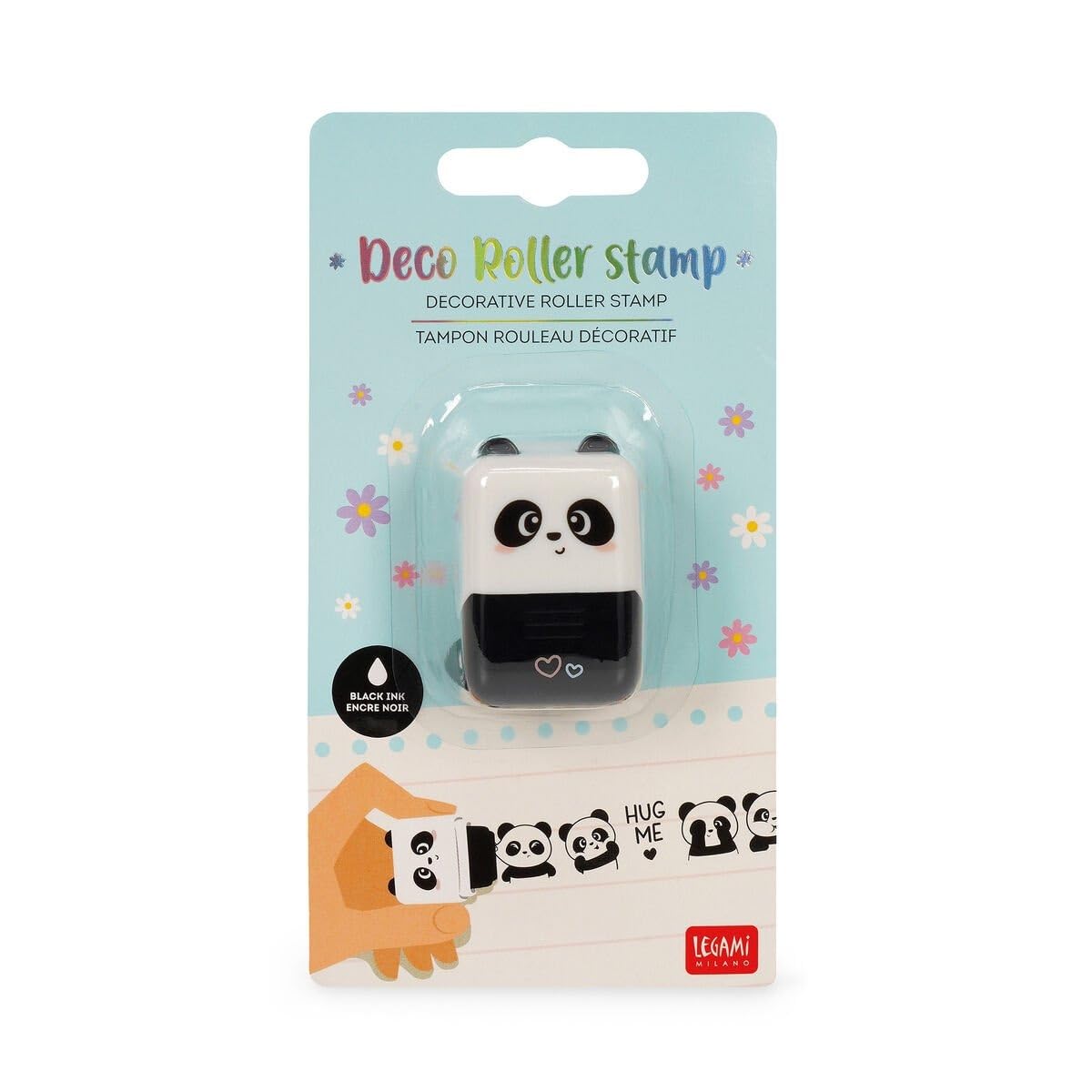 Legami – Decorative Roller Stamp – Panda – Roller Stamp