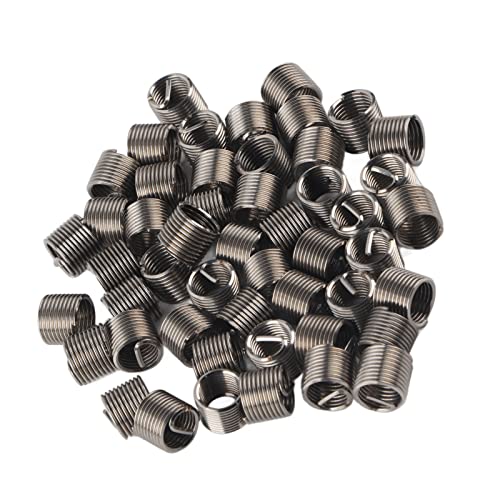 gernie 50Pcs M10X1.25 Stainless Steel Thread Inserts (1.5D)