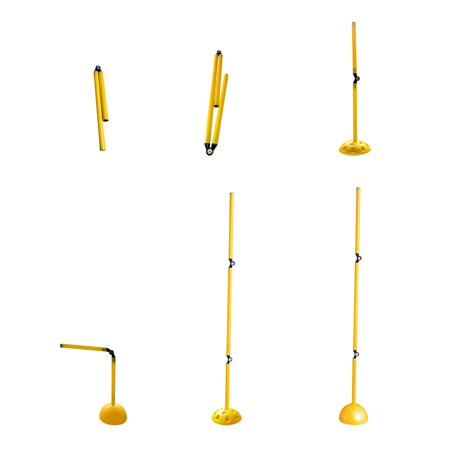 CALANDIS™ Football Agility Training Poles Soccer Agility Pole Set for Outdoor Activity 2 Section | Training Aids | Soccer | Team Sports-image-40