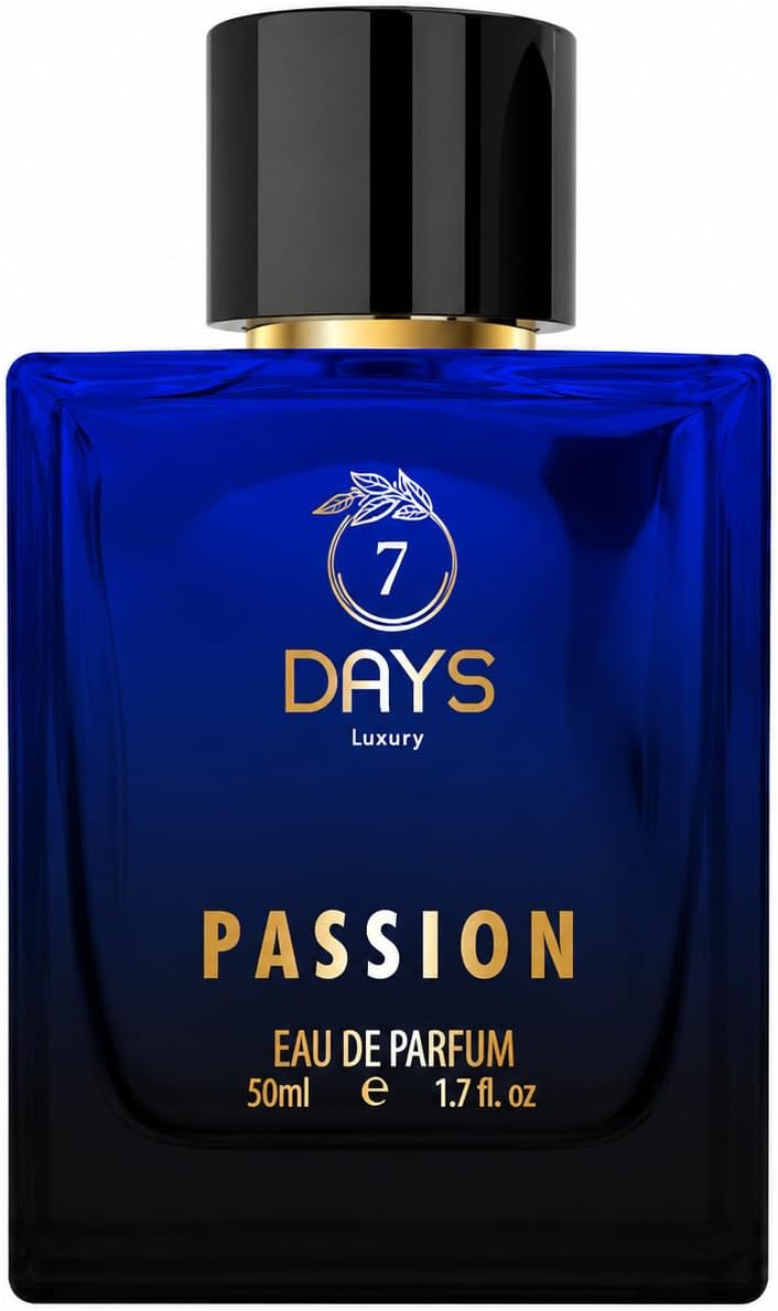 7DAYSNATURAL Luxury Passion Musk Eau De Parfum | Long Lasting Bold & Sensual Unisex Fragrance | For Men & Women | 50ml