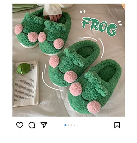 Frog Slippers Smile Slippers for Women Kawaii Cute Animal Slippers Fluffy Slippers Fuzzy Slippers Cute Kawaii Stuff Pantuflas2
