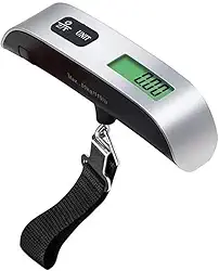 JIANW Balança de Mão Digital Portátil Até 50kg Trava Mala Bagagem Pesca Alta Precisão Eletrônica Compacta Premium