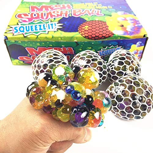 KICCOLY Bola Antiestrés , Stress Ball de Diferentes diseño, Pelotas Antiestres, Squishy Ball Alivia estrés para niños y Adultos, fortalece Manos y Dedos. (UVA)