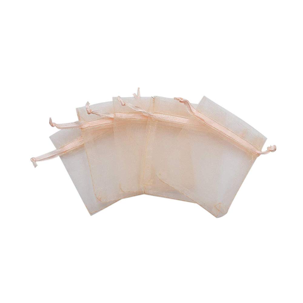 100 Pcs Organza Cordon Pochettes Bijoux Petit Cadeau Sacs De Bonbons