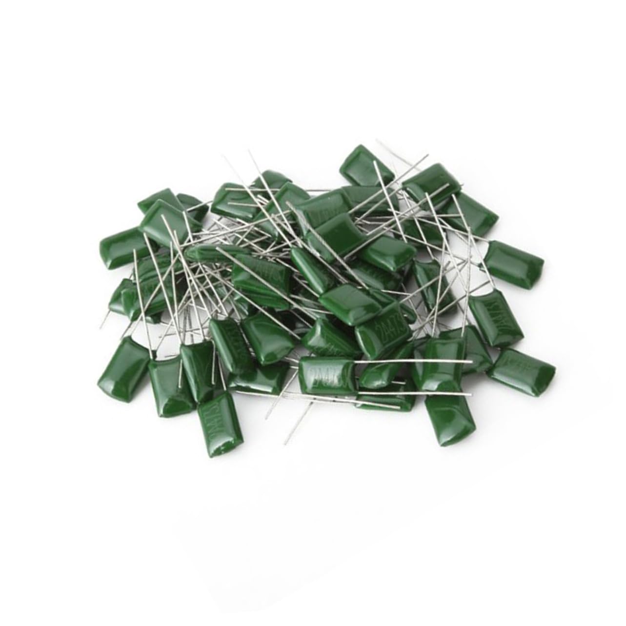 20pcs Electric Guitar Electronics Guitar Parts Bass Tone Guitar Tone Capacitors Guitar Capacitor 0.047uf Capacitor Double Coil Capacitance Amplifier Green Electronic Product