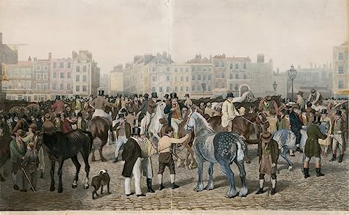 Peinture murale Jacques Laurent Agasse pour la décoration d'un salon élégant