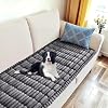U-NICE HOME Non-Slip Couch Cover for Dogs Fuzzy Sofa Protector 27.6”x70”