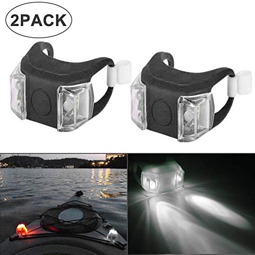 Vuffuw Luz del Barco del LED, Portátil Marine LED Luces De Navegación,Luces De Seguridad De Proa O Popa para Barcos A Prueba De Agua Kit De Luces De Navegación para Emergencias Y Navegación Nocturna