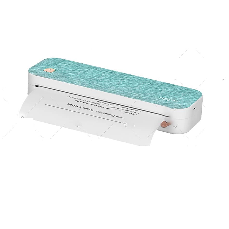 Image of Printer Machine Wireless Portable Thermal Paper for Travel Business Office Work Homework(Blue)