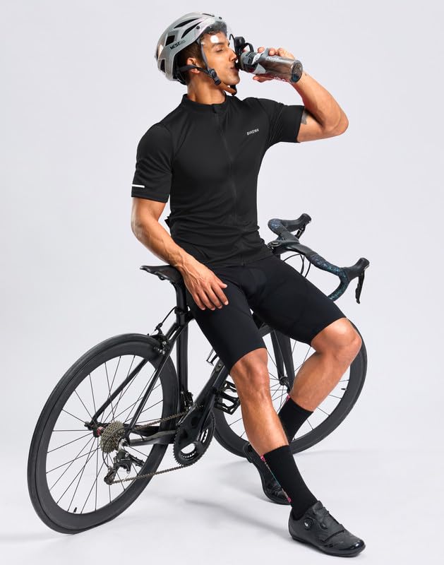 Bikewa Men's Cycling Jersey Full Zip
