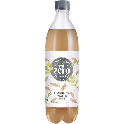 Paper Boat Cumin Sparkling Water 600ml Carbonated Water with