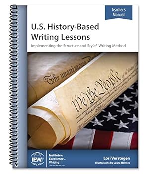 Spiral-bound U.S. History-Based Writing Lessons [Teacher's Manual only] Book