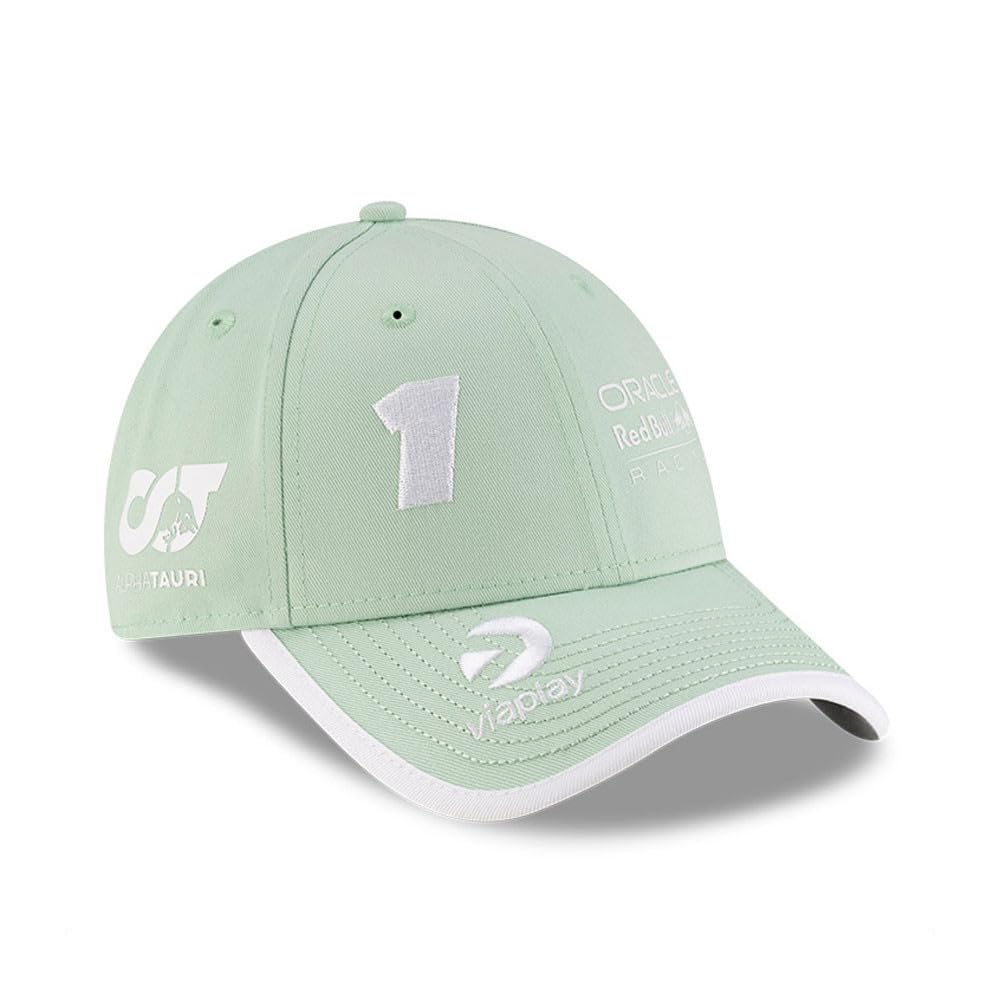 New EraRed Bull Racing F1 Team, Official 2025 Collection, USA Miami Special  Edition, Max Verstappen Drivers Edition, Baseball Cap, Pastel Green
