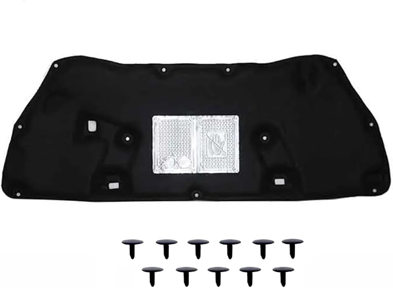 Hood Heat Insulation Sound pad Protective Cover for Honda CRV 2007-2011 | with Clips PET material Hood Sound insulation Heat insulation Pad replacement