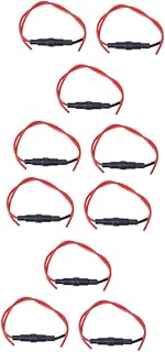 Generic Car Fuse 10 Pcs Inline Screw Type Fuse Holder Glass Tube Fuse Holder 250v 10a Tube Fuse Holder 5mm * 20mm Tube Fuse Holder Automotive Fuse