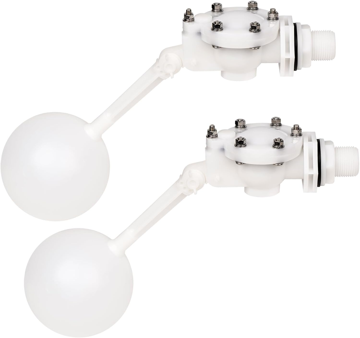 ZHEQOGZH 2 Pack 3/4 Inch Float Valve for Water Tank Plastic
