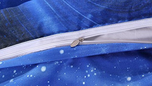HomeBlove 3D Galaxy Duvet Covers Bedding Sets, Twin/Full Comforter Cover Galaxy Bedding Sets 3 Pieces, 1 Duvet Cover, 2 Pillowcases (Full, Galaxy-1)