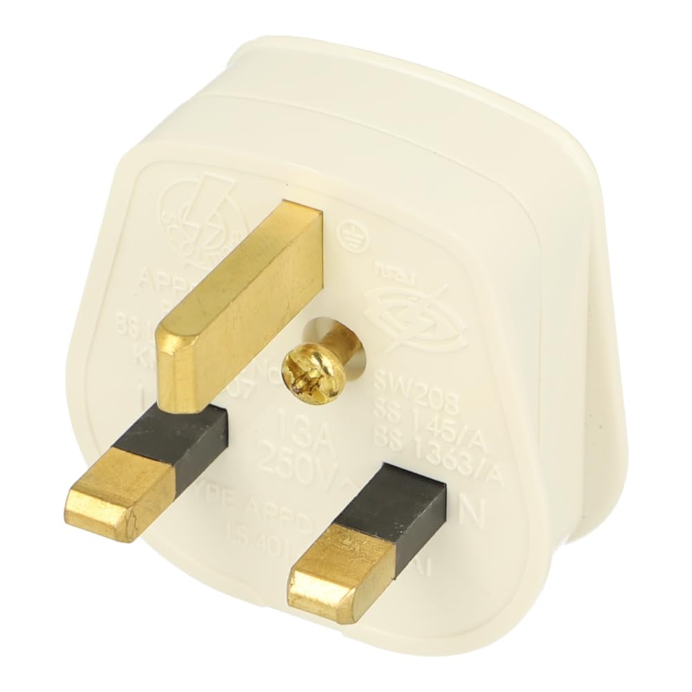 Click 13A Resilient Plug Top White
