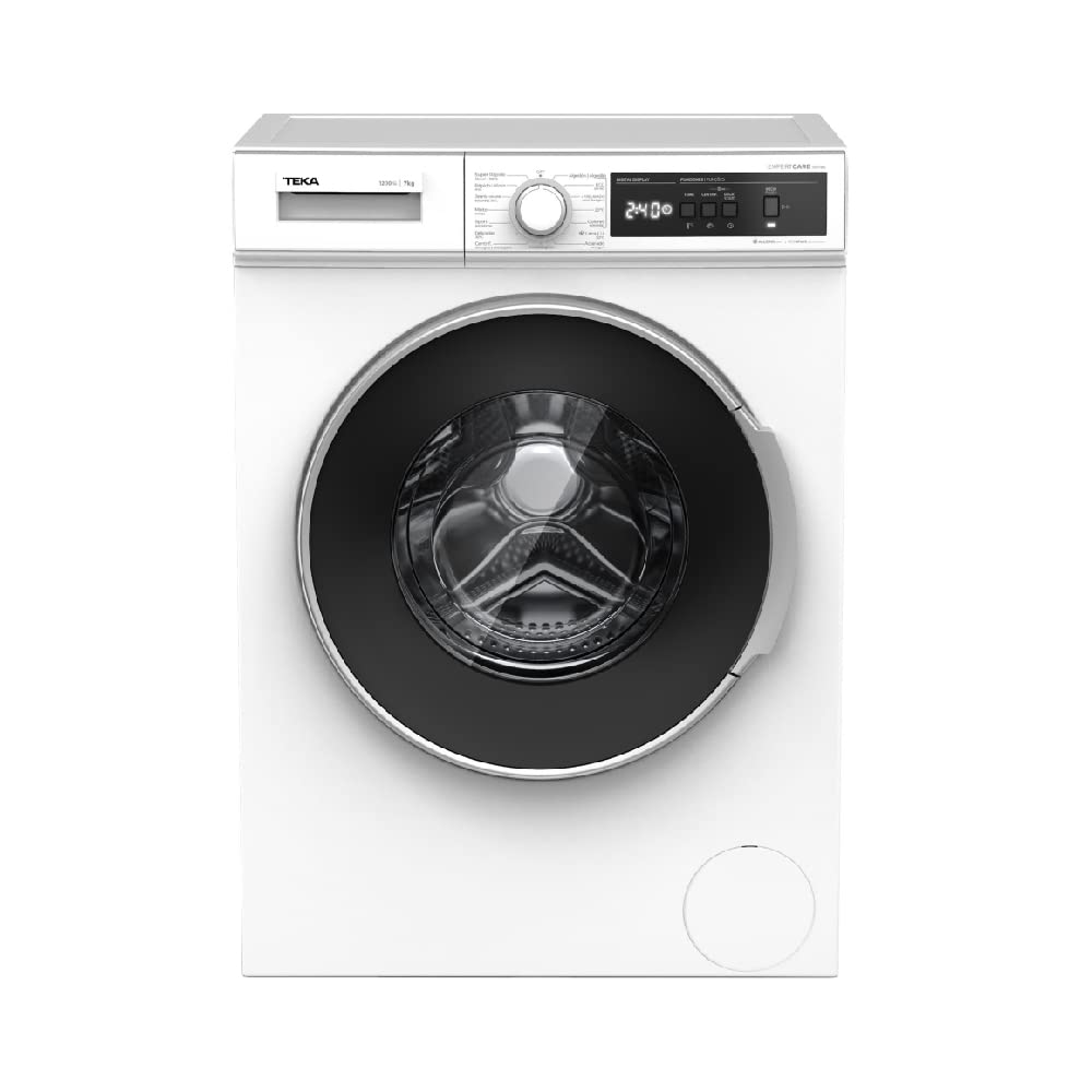 Teka | Lavatrice Libera installazione con 15 programmi di lavaggio | Modello WMT 40720 SS | Efficienza energetica D | 84.5 x 59.6 x 53.3 | Bianco