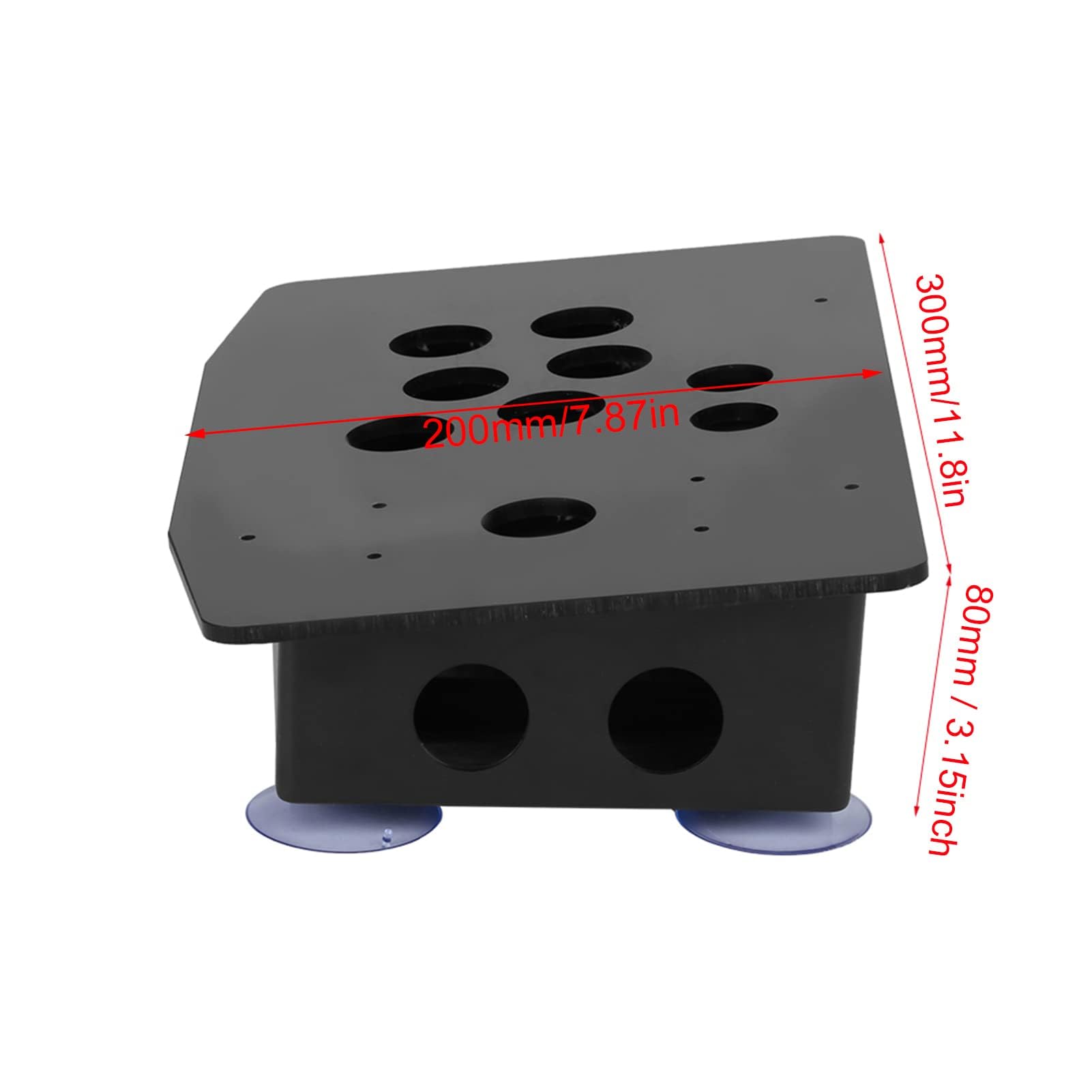 Panel de acrílico Inclinado y Joystick Caso de Repuesto Negro para Juego de