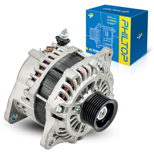 Image of PHILTOP 11557N NEW Alternator Compatible with 2012-2014 2017-2018 Maxima, 2017-2018 Murano, 2011-2017 Altima 3.5L, 130A 12V CW S7