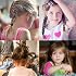 Baby Hair Bands Kids Toddler, 100 Pieces Black Soft Small Tiny Elastic Hair Ties Rubber Bands Hair Bands Ponytail Holders for Baby Girls