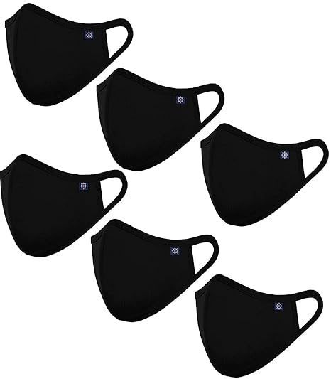 OCEAN RACE Men,Women,Anti Pollution 3 Layer Washable,Reusable Cotton Face Mask