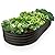 Plant & Plot Galvanized Raised Garden Beds Outdoor 6×3×1 ft, 8×4×1 ft